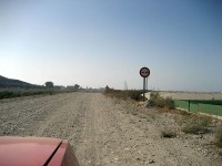 Esas buenas carreteras de Villaricos!!!