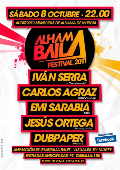 Cartel del Alhama Baila 2011 Cartel del Alhama Baila 2011